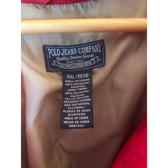 Polo Jeans Company Down Puffer Jacket - Men's XXL - Picture 3 of 5